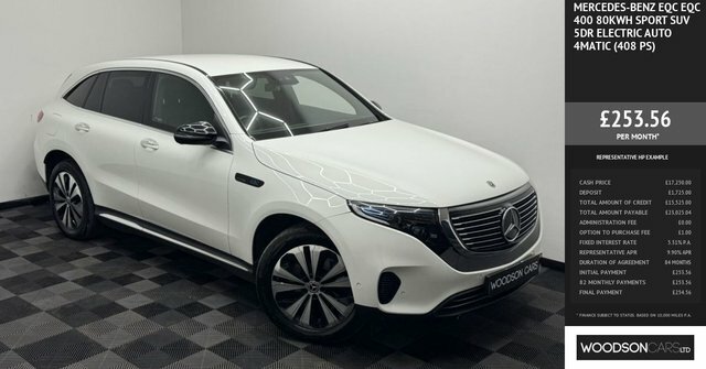 Mercedes-Benz EQC 2021 Eqc 400 80Kwh Sport Suv 4Ma EA21FMX White #2