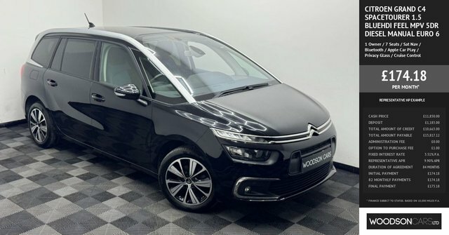 Citroen Grand C4 SpaceTourer 2019 1.5 Bluehdi Feel Mpv Euro 6 Black #3