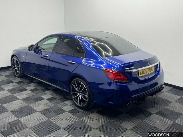 Mercedes-Benz C Class 2021 3.0 C43 V6 Amg Edition Premium Plus Saloon Blue #2