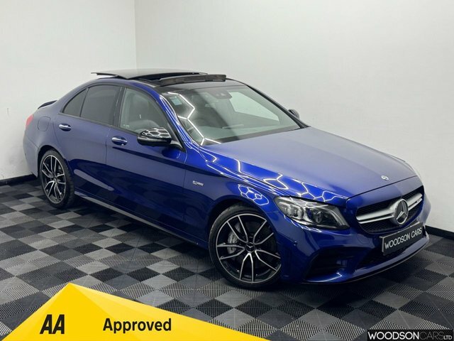 Mercedes-Benz C Class 2021 3.0 C43 V6 Amg Edition Premium Plus Saloon Blue