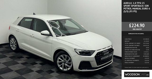 Audi A1 2022 1.0 Tfsi 25 Sport Sportback White #3