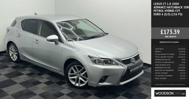 Lexus CT 2015 1.8 200H Advance Hatchback Hybrid Silver #3