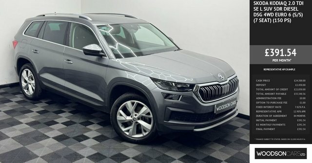 Skoda Kodiaq 2022 2.0 Tdi Se L Suv Dsg 4Wd Euro 6 S Grey #3
