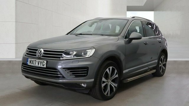 Volkswagen Touareg 2017 3.0 Tdi V6 Bluemotion Tech R-line Suv Die Grey #3