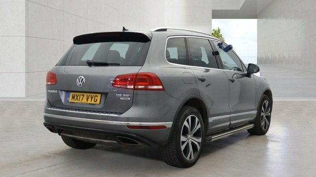 Volkswagen Touareg 2017 3.0 Tdi V6 Bluemotion Tech R-line Suv Die Grey #4