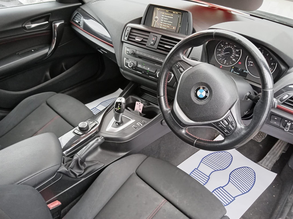 BMW 1 Series 2.0 116D Sport Hatchback 116 Ps White #9