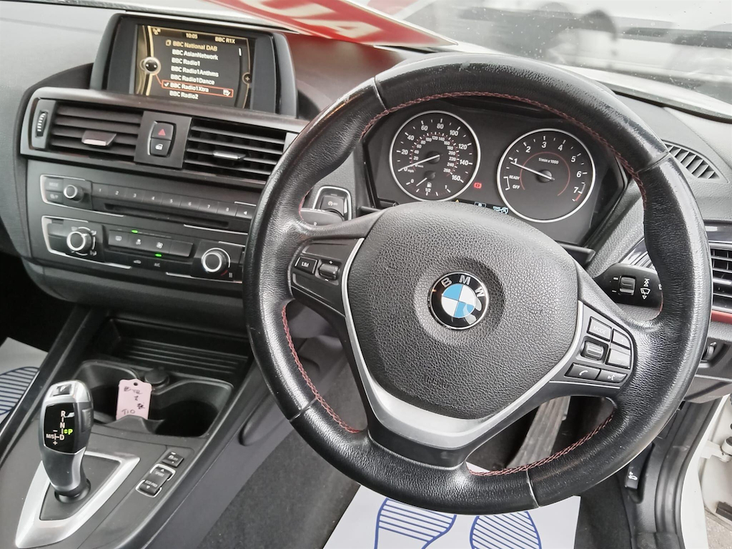 BMW 1 Series 2.0 116D Sport Hatchback 116 Ps White #13