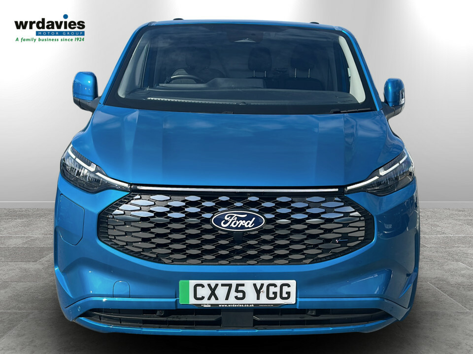 Ford Transit Custom 100Kw 65Kwh H1 Van Limited - Demonstrator Ev CX75YGG Blue #2