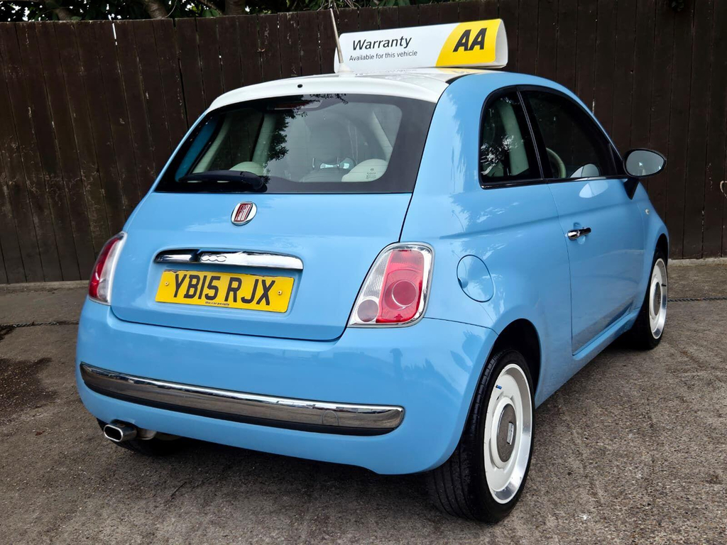 Fiat 500 1.2 Lounge Euro 6 Ss Blue #8