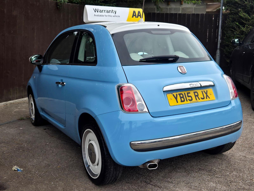 Fiat 500 1.2 Lounge Euro 6 Ss Blue #4