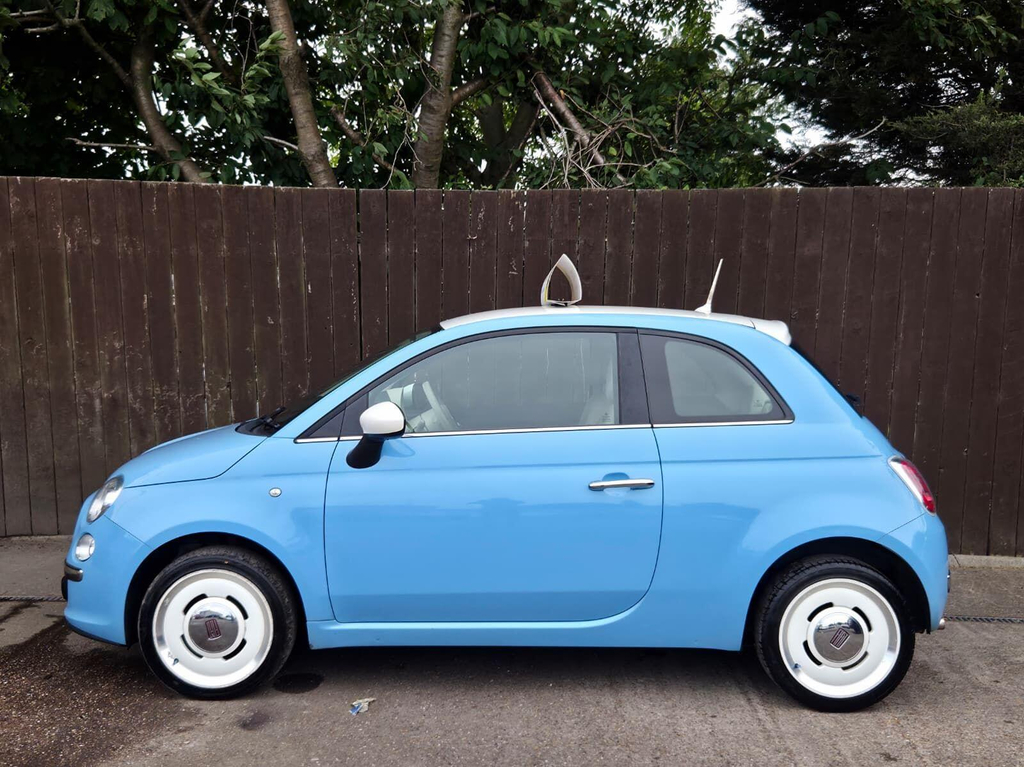 Fiat 500 1.2 Lounge Euro 6 Ss Blue #5