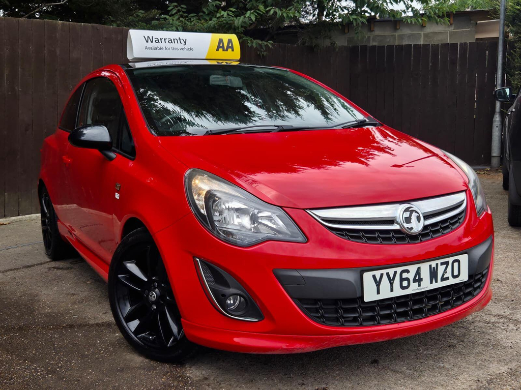 Vauxhall Corsa 1.2 16V Limited Edition Euro 5 Red