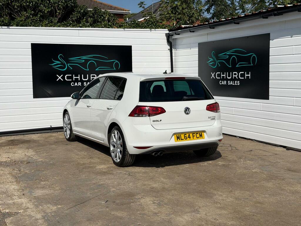 Volkswagen Golf 2.0 Tdi Bluemotion Tech Gt Dsg Euro 5 Ss White #3