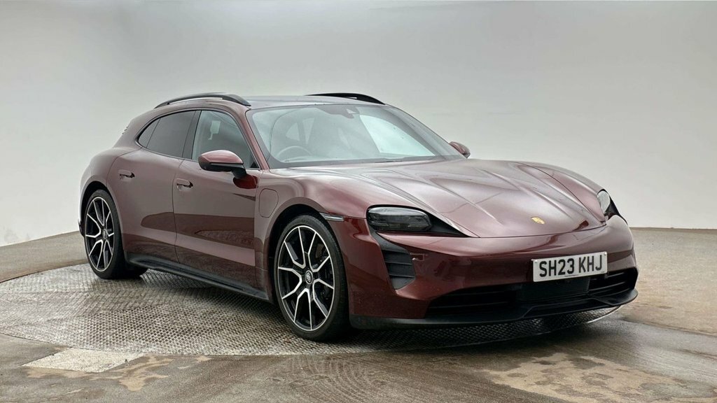 Porsche Taycan Estate Red