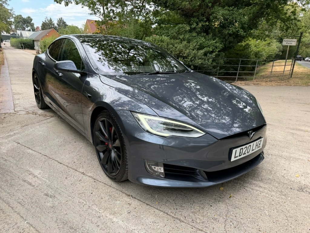 Tesla Model S Hatchback Grey #3
