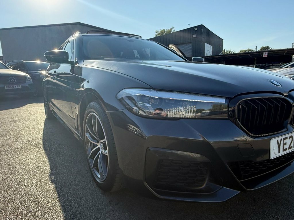 BMW 5 Series 2.0 520D M Sport Touring Mhev 188 Bhp Black #30