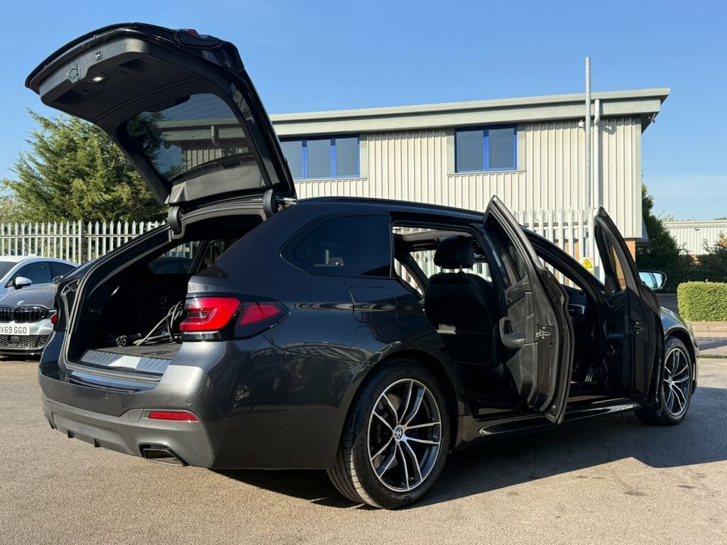 BMW 5 Series 2.0 520D M Sport Touring Mhev 188 Bhp Black #24