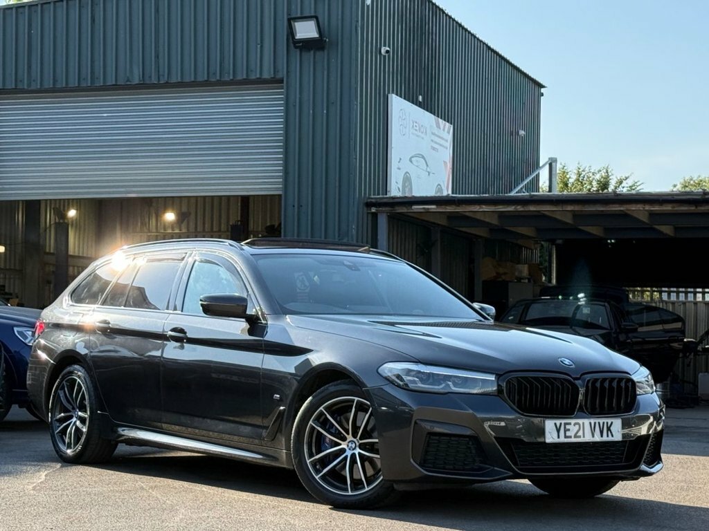 BMW 5 Series 2.0 520D M Sport Touring Mhev 188 Bhp Black #8