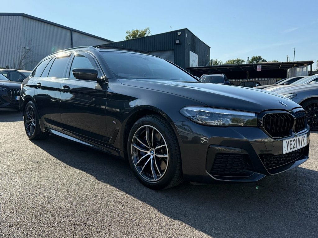 BMW 5 Series 2.0 520D M Sport Touring Mhev 188 Bhp Black #10