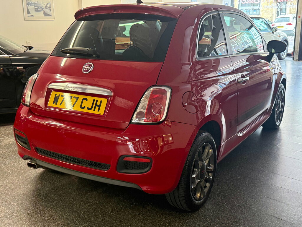 Fiat 500 1.2 S Hatchback Euro 5 Ss 69 Red #4