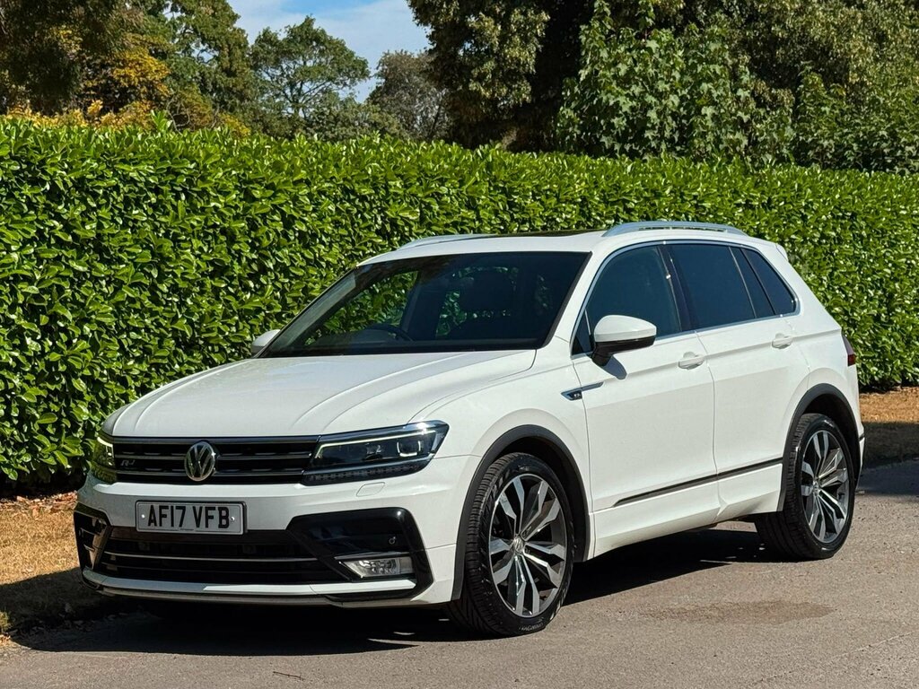 Volkswagen Tiguan 2.0 Tdi Bluemotion Tech R-line 4Motion Euro 6 Ss White #2