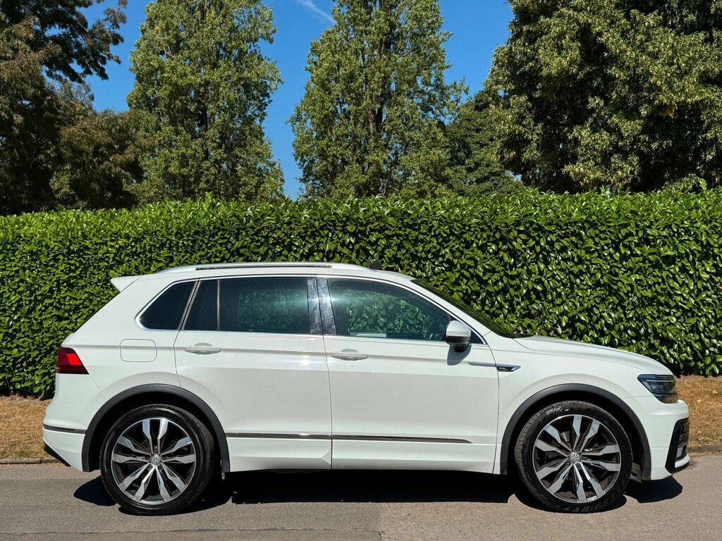 Volkswagen Tiguan 2.0 Tdi Bluemotion Tech R-line 4Motion Euro 6 Ss White #3