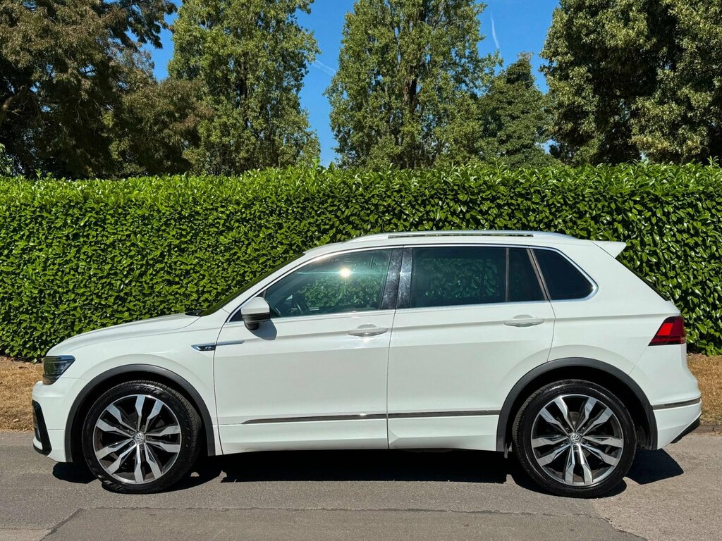 Volkswagen Tiguan 2.0 Tdi Bluemotion Tech R-line 4Motion Euro 6 Ss White #4