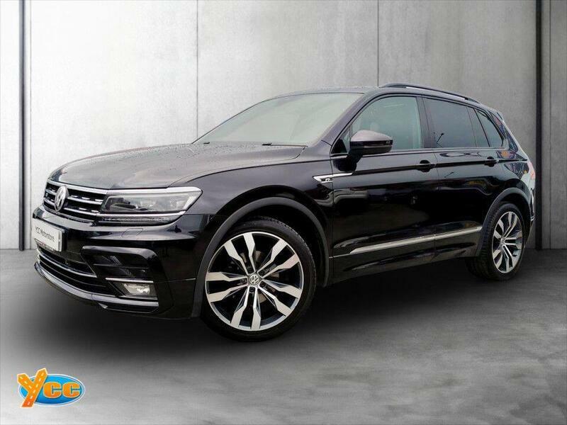 Volkswagen Tiguan 2.0 Tdi R-line Suv 4Motion Euro YP67UWD Black #3