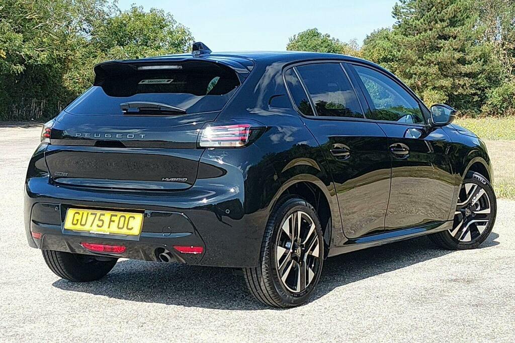 Peugeot 208 1.2 Allure Hatchback Hybrid E Dsc6 GU75FOC Black #3