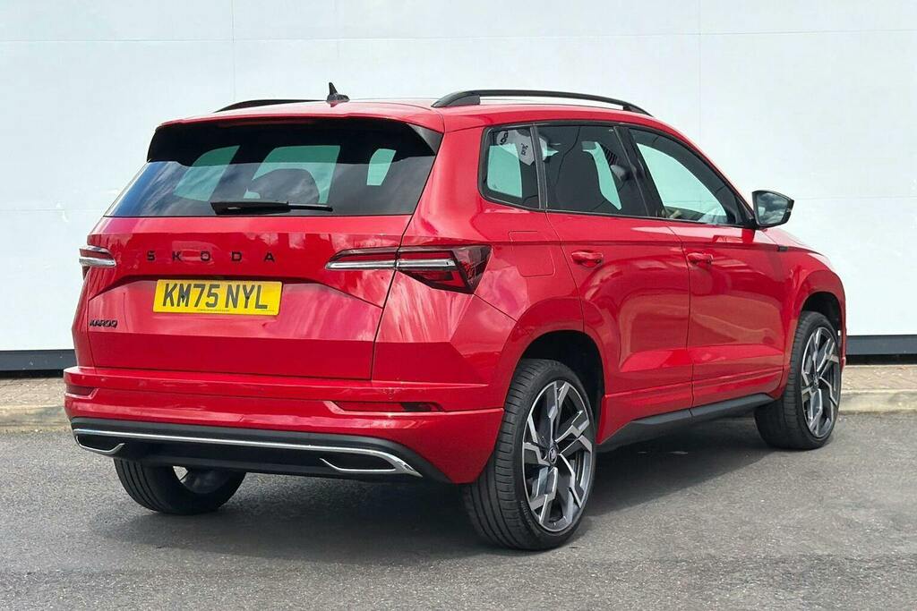 Skoda Karoq 1.5 Tsi Act Sportline Edition Suv Dsg KM75NYL Red #3