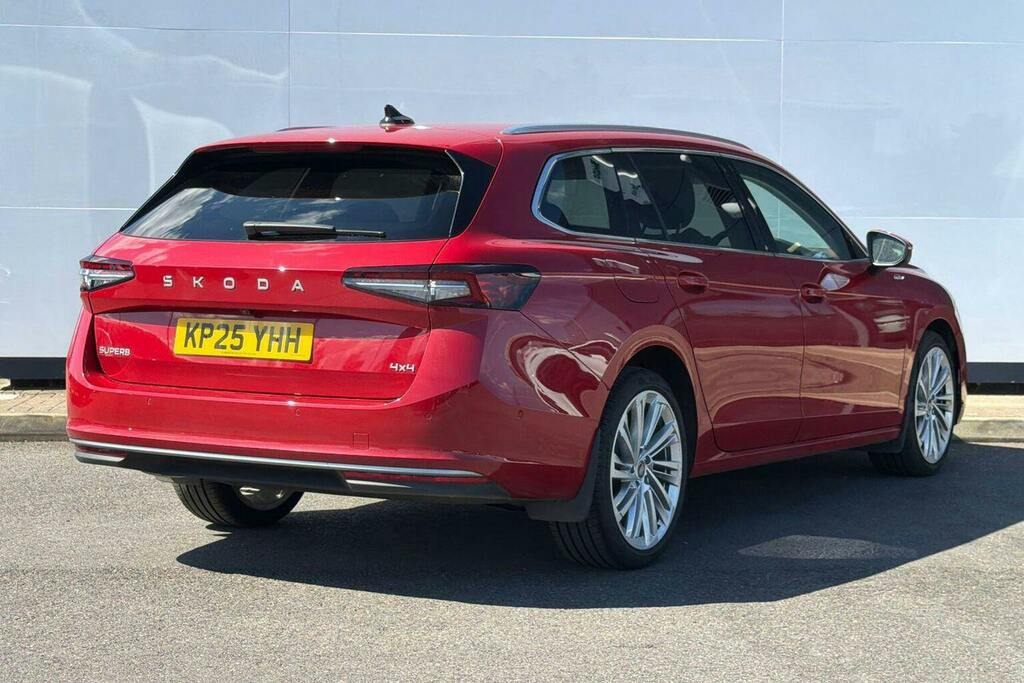 Skoda Superb 2.0 Tdi Laurin And Klement Estate Dsg 4 KP25YHH Red #3