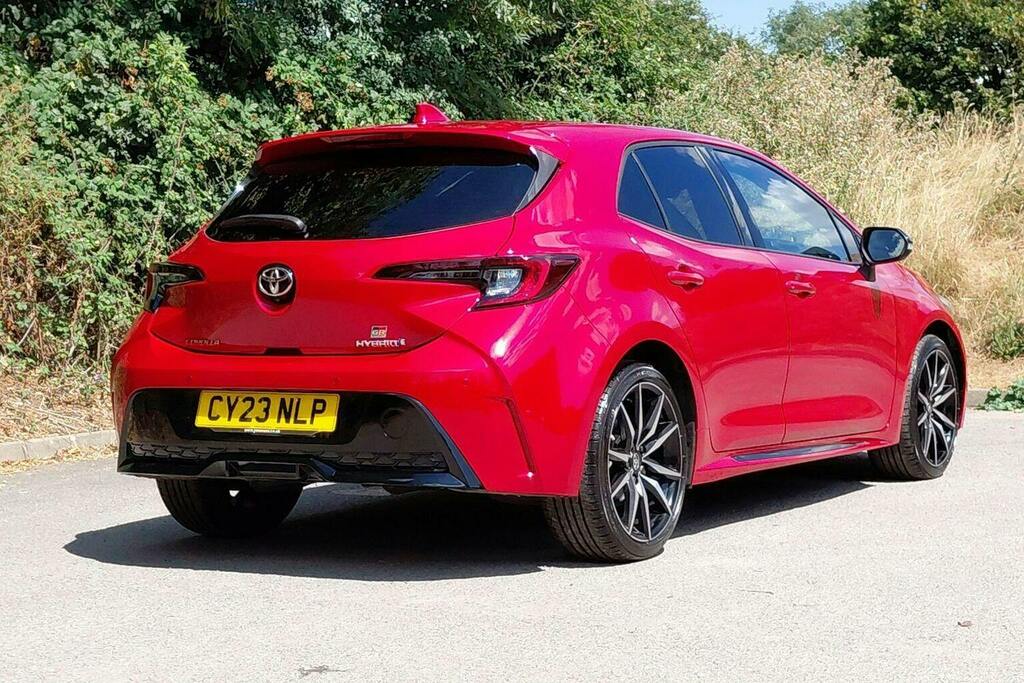 Toyota Corolla 1.8 Vvt H Gr Sport Hatchback Hybrid Cvt CY23NLP Red #2