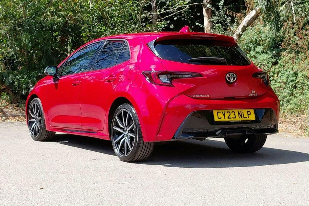 Toyota Corolla 1.8 Vvt H Gr Sport Hatchback Hybrid Cvt CY23NLP Red #4