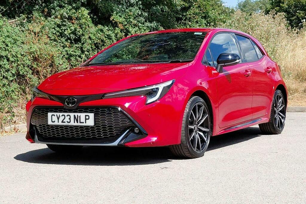 Toyota Corolla 1.8 Vvt H Gr Sport Hatchback Hybrid Cvt CY23NLP Red #3