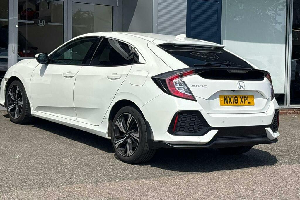 Honda Civic 1.0 Vtec Turbo Sr Hatchback NX18XPL White #5