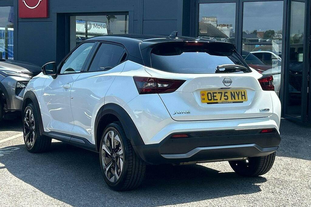 Nissan Juke 1.6 Tekna Plus Suv Hybrid OE75NYH White #5