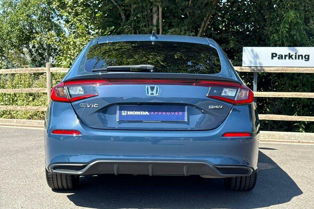 Honda Civic 2.0 H I Mmd Sport Hatchback Hybrid Ecvt RA75NCD Blue #4