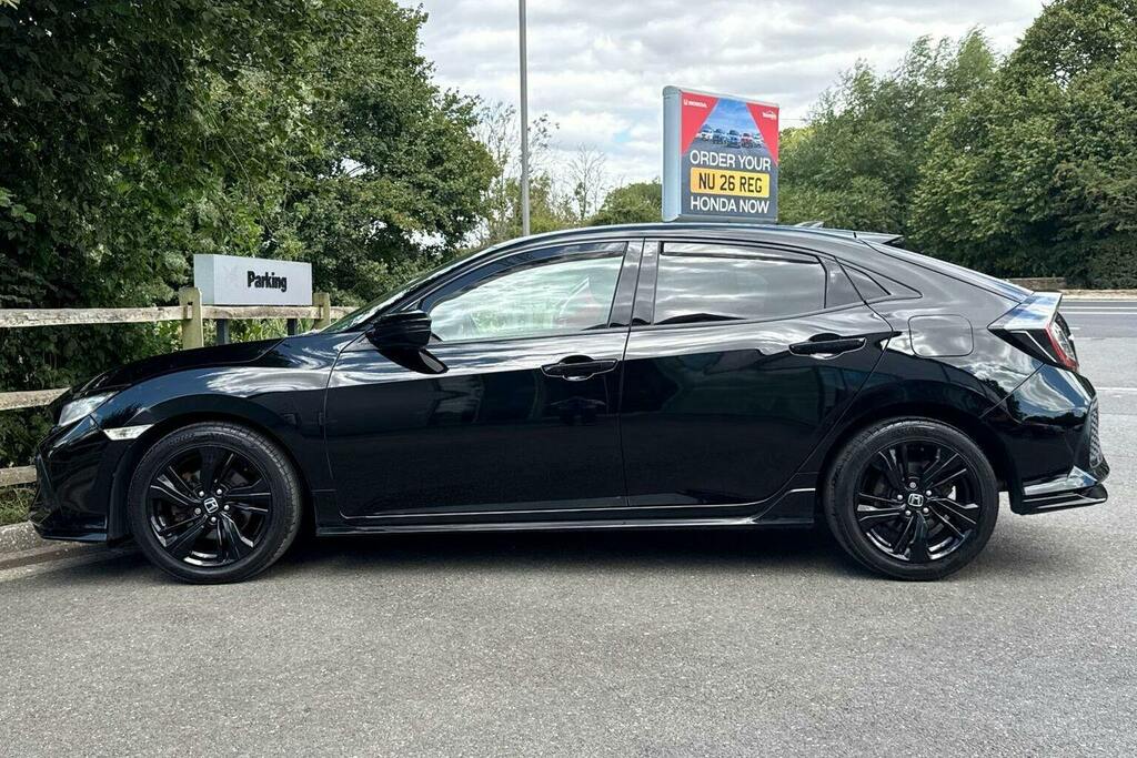 Honda Civic 1.5 Vtec Turbo Sport Hatchback YH18RGO Black #6