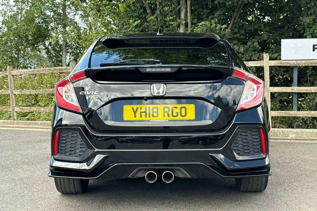 Honda Civic 1.5 Vtec Turbo Sport Hatchback YH18RGO Black #4