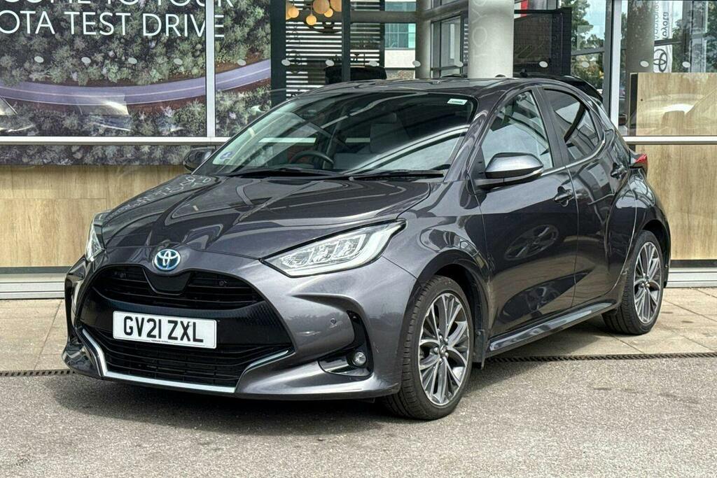 Toyota Yaris 1.5 Vvt H Excel Hatchback Hybrid E Cvt GV21ZXL Grey #3