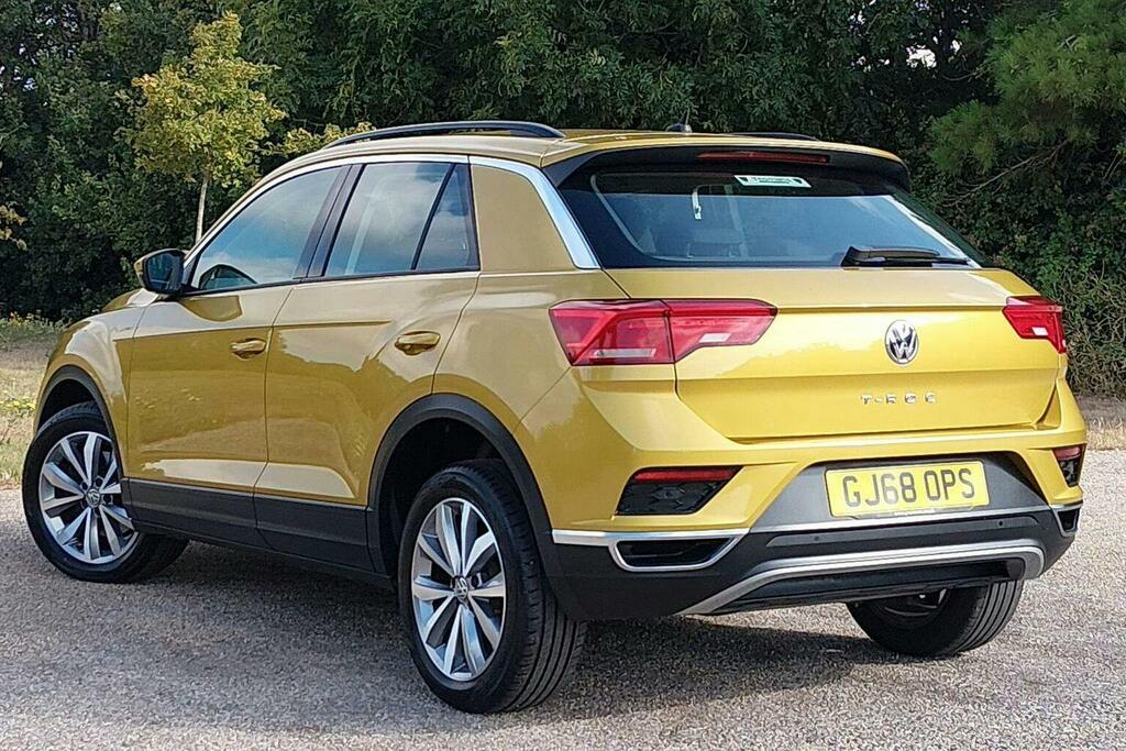 Volkswagen T-Roc 1.0 Tsi Se Suv GJ68OPS Yellow #5