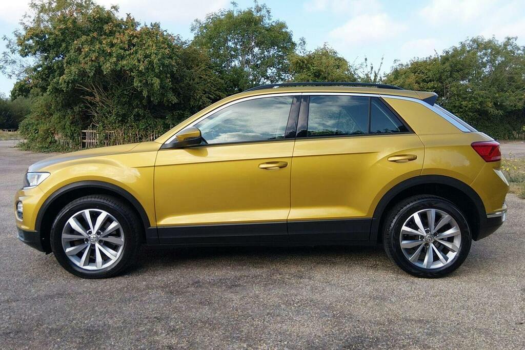 Volkswagen T-Roc 1.0 Tsi Se Suv GJ68OPS Yellow #6