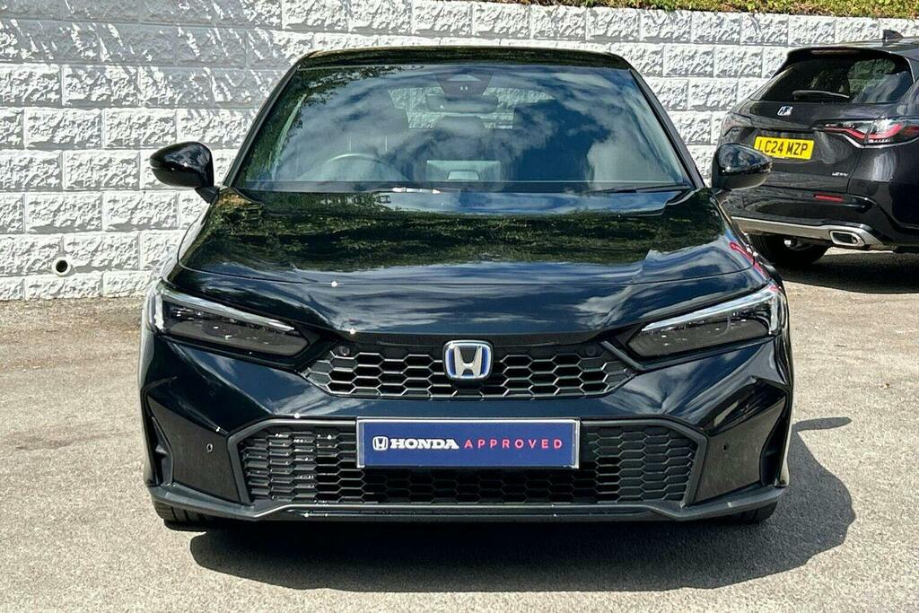 Honda Civic 2.0 H I-mmd Elegance Hatchback Hybrid E White #8