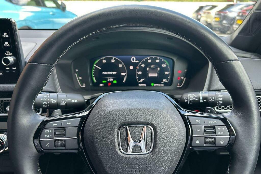 Honda Civic 2.0 H I-mmd Elegance Hatchback Hybrid E White #13