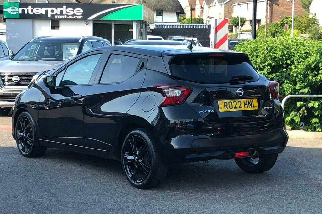 Nissan Micra 1.0 Ig T N Sport Hatchback Xtron RO22HNL Black #5