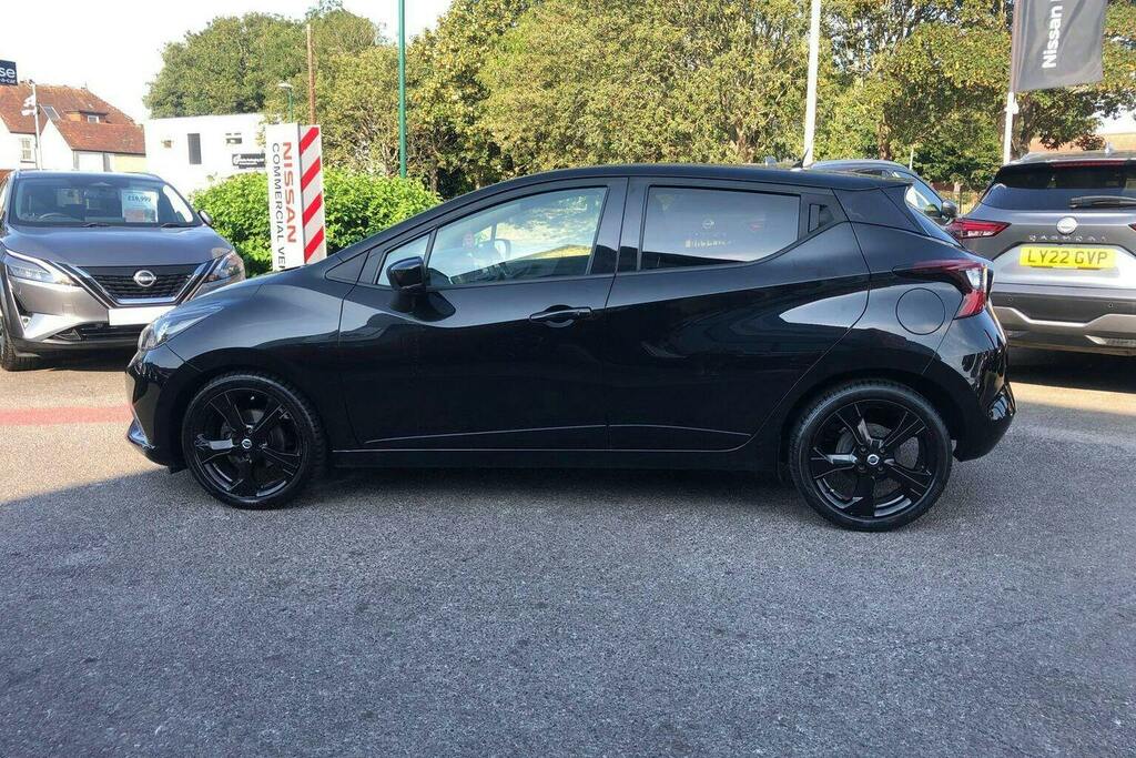 Nissan Micra 1.0 Ig T N Sport Hatchback Xtron RO22HNL Black #6