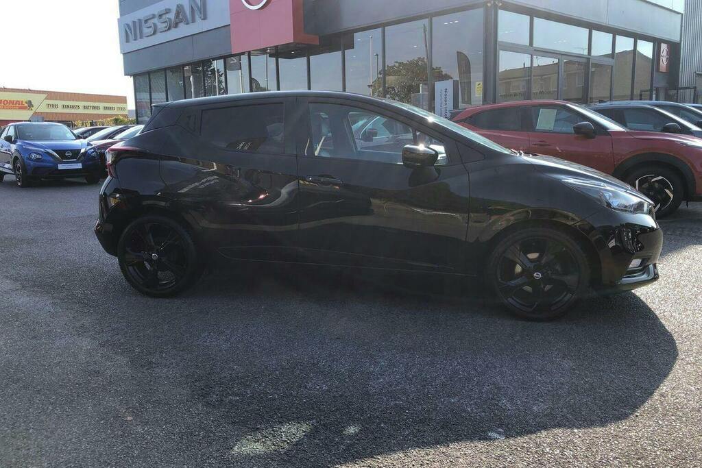 Nissan Micra 1.0 Ig T N Sport Hatchback Xtron RO22HNL Black #2