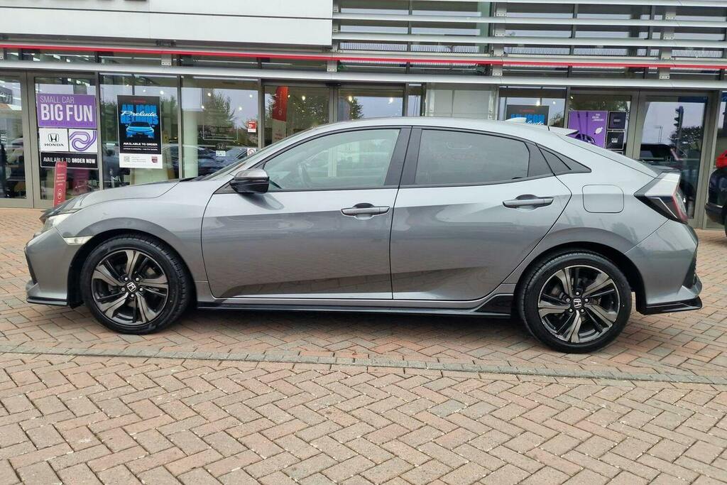 Honda Civic 1.5 Vtec Turbo Sport Hatchback YT69YCX Grey #6