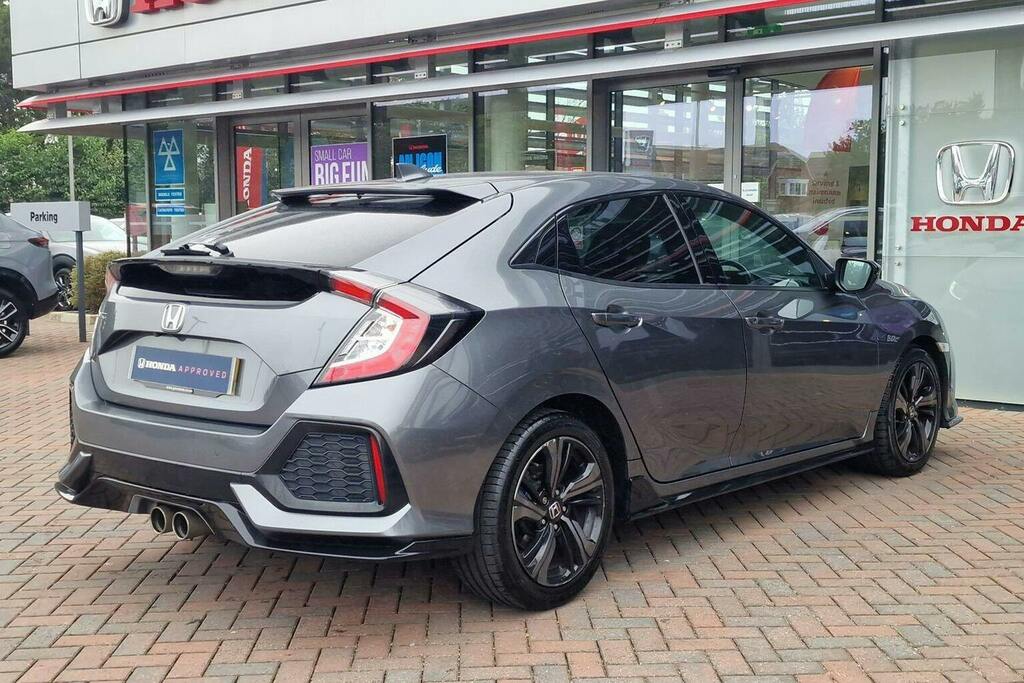 Honda Civic 1.5 Vtec Turbo Sport Hatchback YT69YCX Grey #3