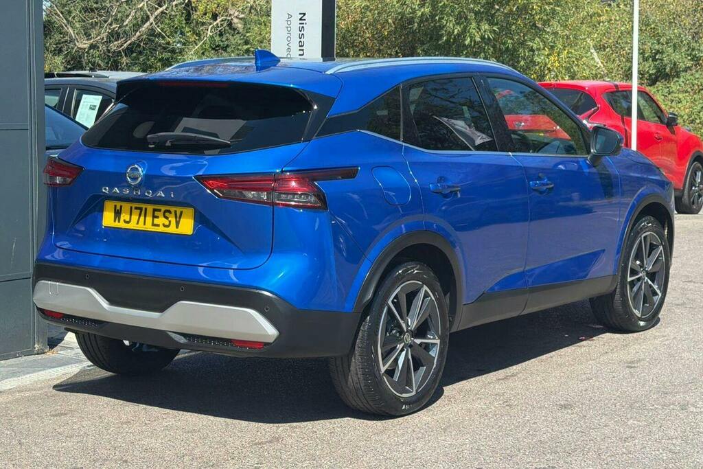 Nissan Qashqai 1.3 Dig T Mhev Tekna Suv Hybrid WJ71ESV Blue #3